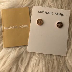 Michael Kors Rhinestone Stud Earrings